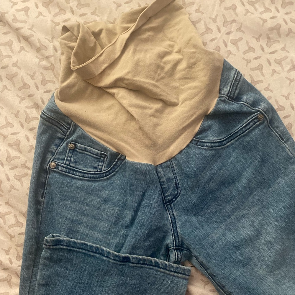 Bootcut maternity jeans